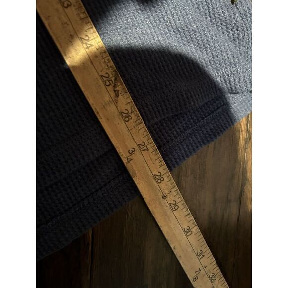 Howler Brothers Mens Size Large Blue Long Sleeve Thermal Waffle Henley Shirt - Picture 6 of 8
